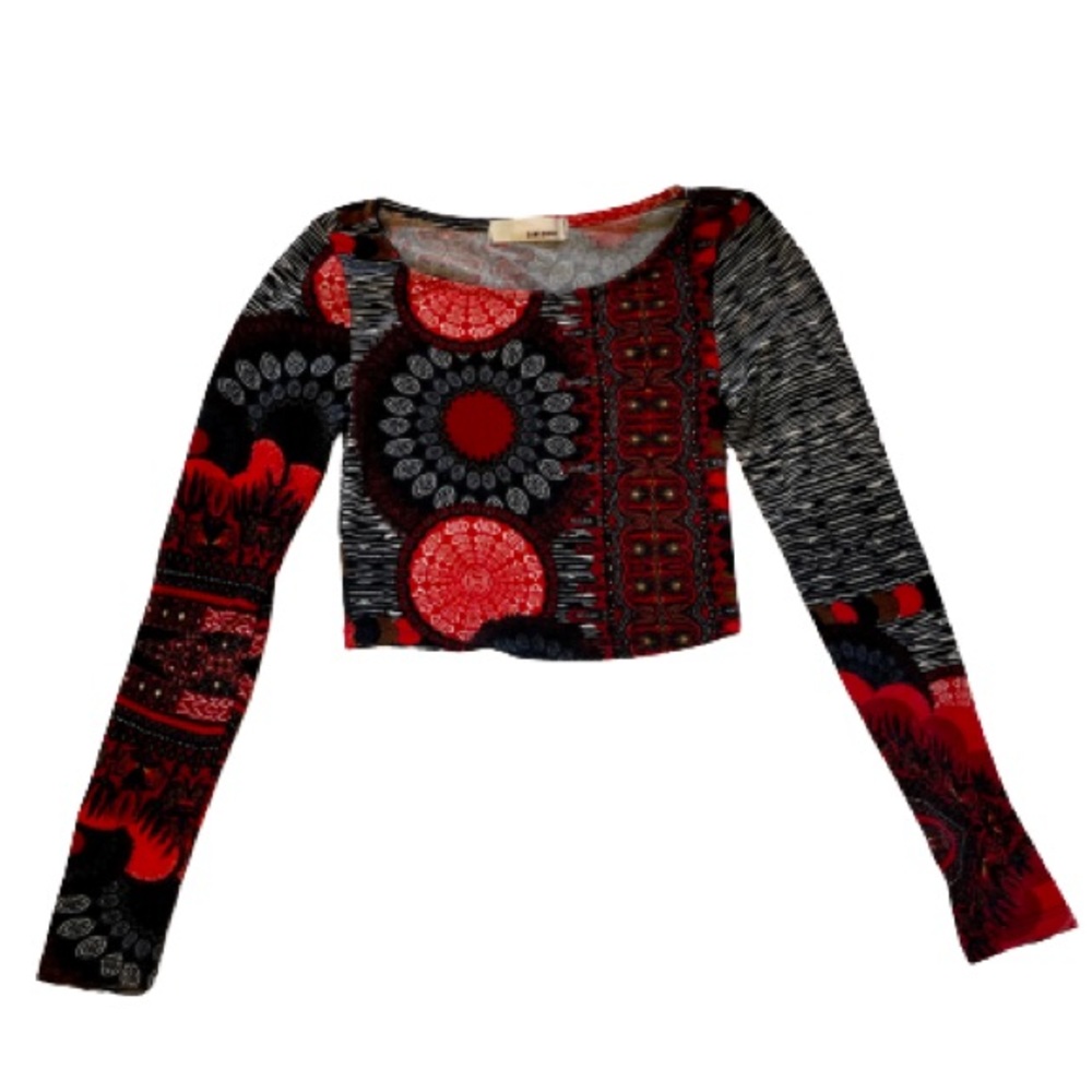 Sans Souci long sleeve crop top Size